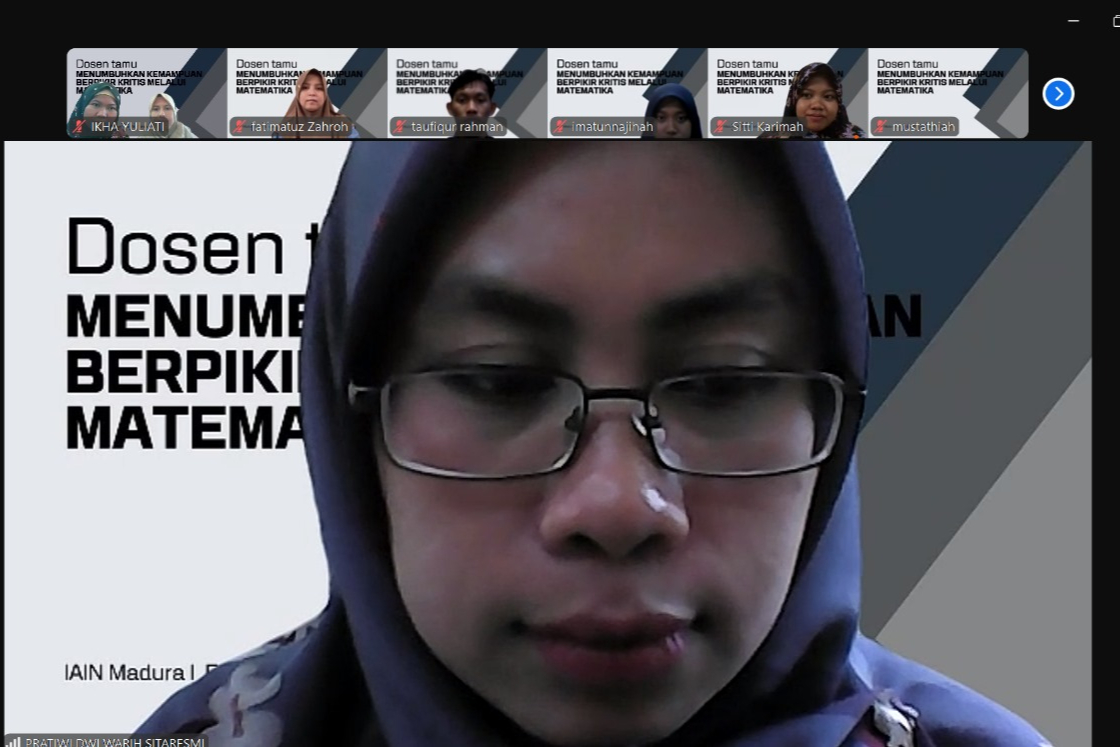 Bincang Keilmuan Mahasiswa Tadris Matematika Bersama Pakarnya