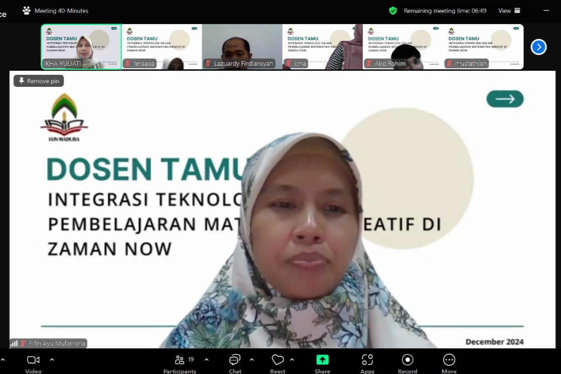 INETGRASI TEKNOLOGI DALAM PEMBELAJARAN MATEMATIKA DI ERA TEKNOLOGI ZAMAN NOW