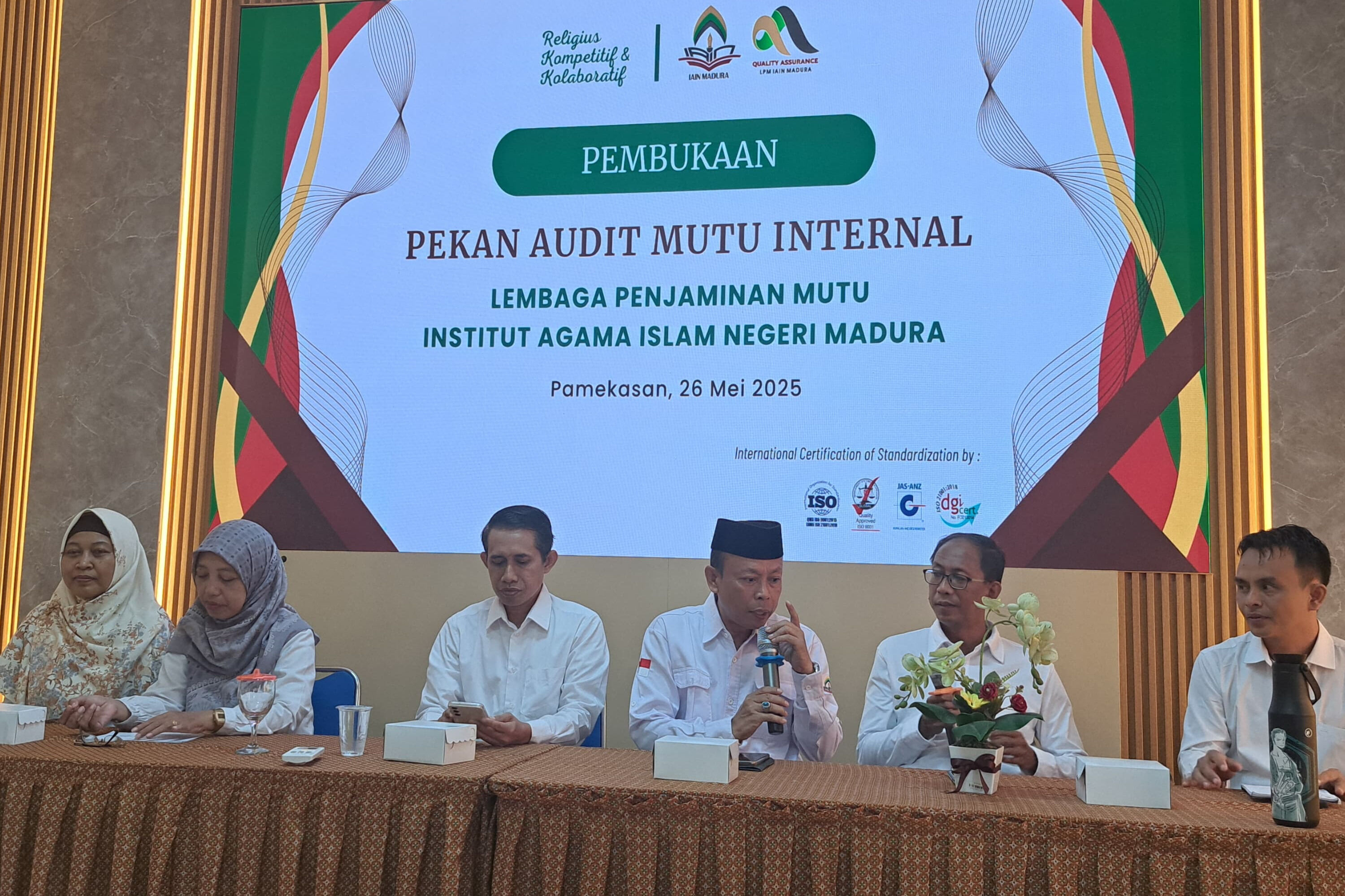 Tim Auditor LPM IAIN Madura Laksanakan Audit Mutu Internal di Prodi Tadris Matematika