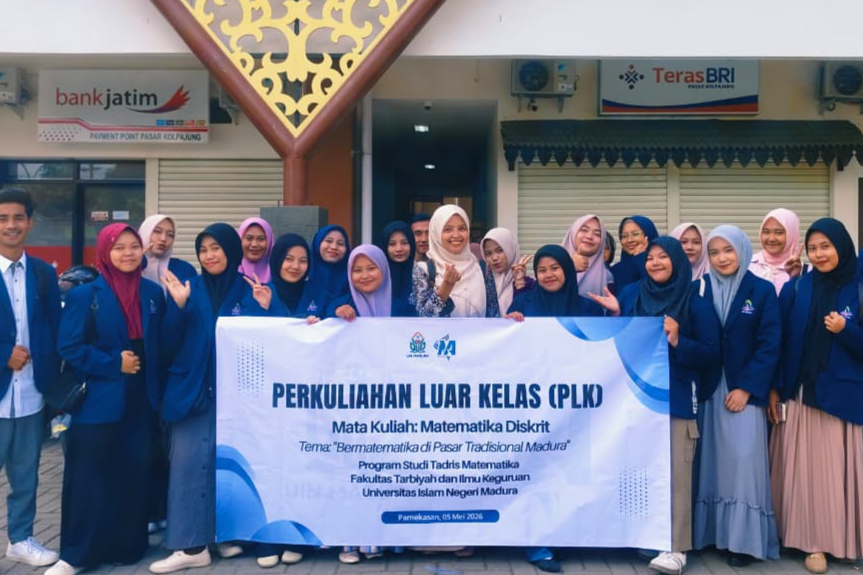 Mahasiswa Tadris Matematika UIN Madura Praktikkan Konsep Matematika Diskrit di Pasar Kolpajung